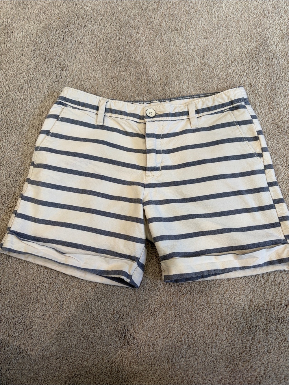 GAP Navy and White Striped Kids Shorts